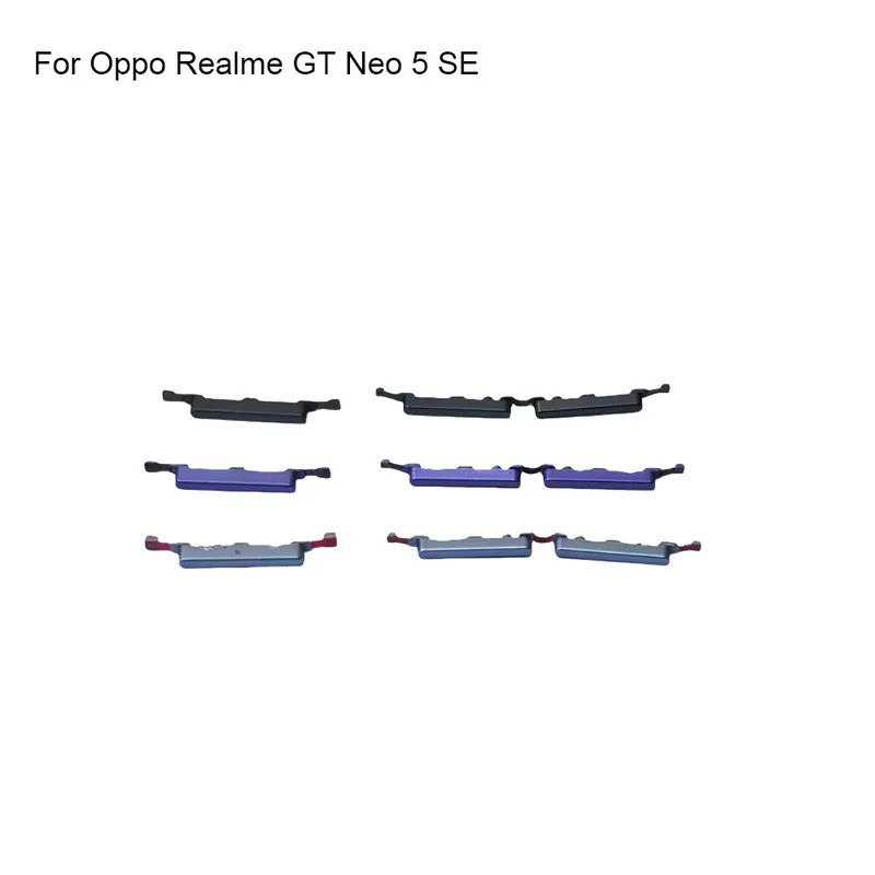 Para Oppo Realme GT Neo 5 SE, Botão Lateral de Volume e Ligar/Desligar, Peças de Substituição para o Interruptor Lateral