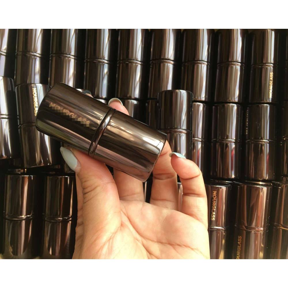 Estoque pronto frete grátis ampulheta retrátil portátil cabeça plana pincel de base Blush pincel Multi-cinético pincel d