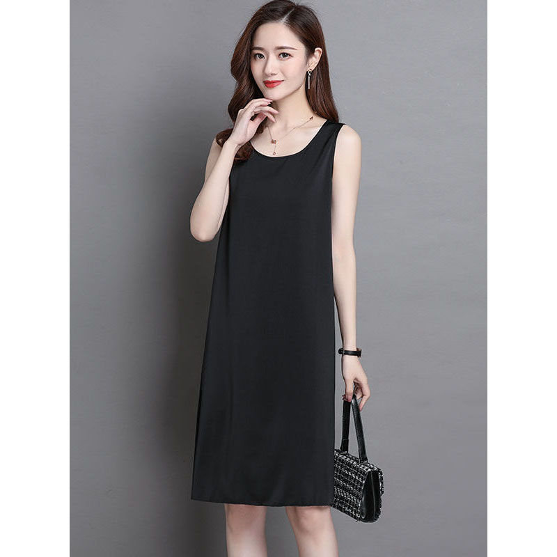 [Saia de alça curta] Vestido de saia solta de tamanho grande, novo estilo, saia colete, combinação interna, saia Base de