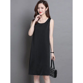 [Saia de alça curta] Vestido de saia solta de tamanho grande, novo estilo, saia colete, combinação interna, saia Base de
