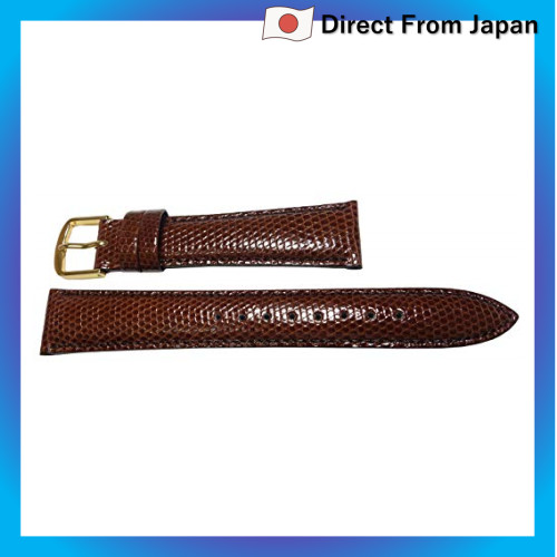 Pulseira de substituição para relógio Seiko (produto genuíno) - Couro de lagarto com costura - DX08 [Produto genuíno nac