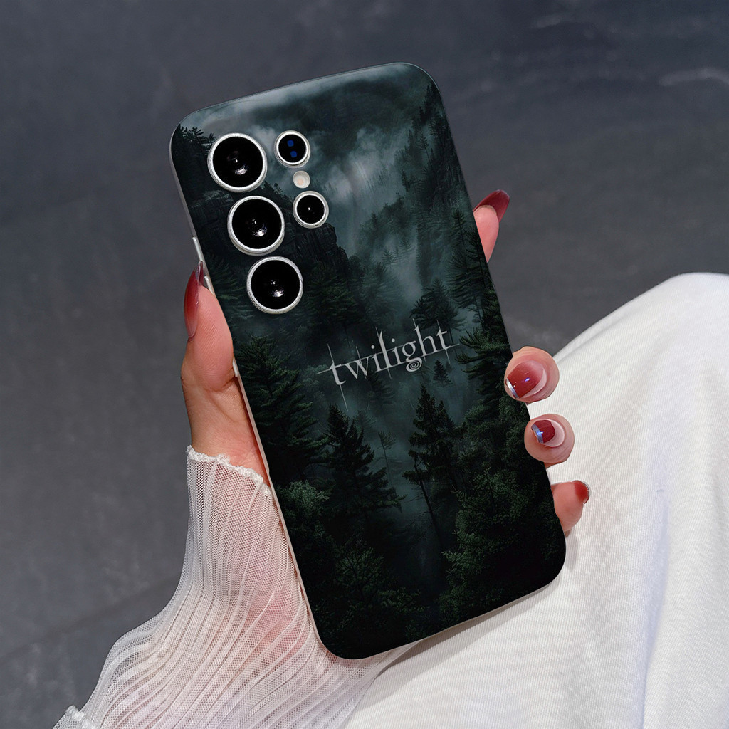 Capa de celular com padrão Twilight TV, adequada para os modelos da série Samsung Galaxy S26 S25 S24 S23 S22 S21 S20 Not