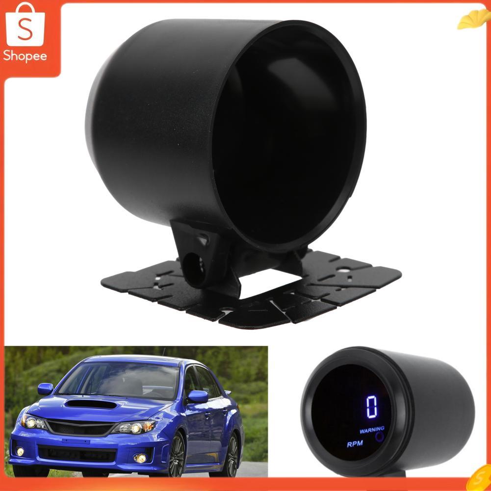 Hap preto velocímetro montagem resistente único suporte de calibre universal apto para 52mm carro caminhão motocicleta