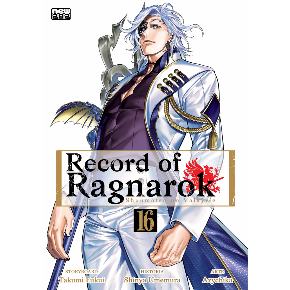 Capa do livro Mangá - Record of Ragnarok: Volume 16 (Shuumatsu no Valkyrie) - Editora New Pop