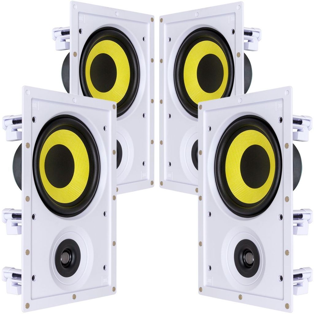 4 Caixa Embutir JBL CI6R Plus Arandela Som Ambient 6p Gesso