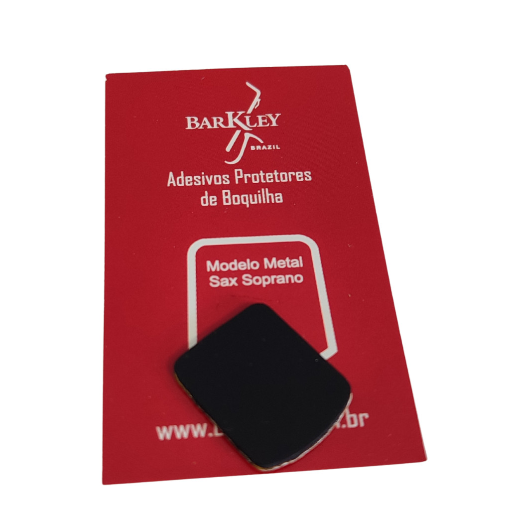 Protetor Adesivo De Boquilha Metal Emborrachado Para Sax Soprano Barkley