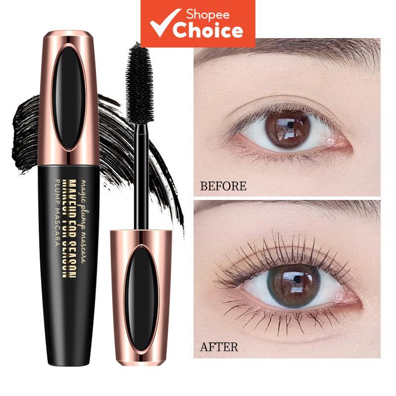 Macfee Rímel 4D Com Modelador de Cílios À Prova D'água, Volume, Alongamento, Anti-Manchas, Maquiagem Diária