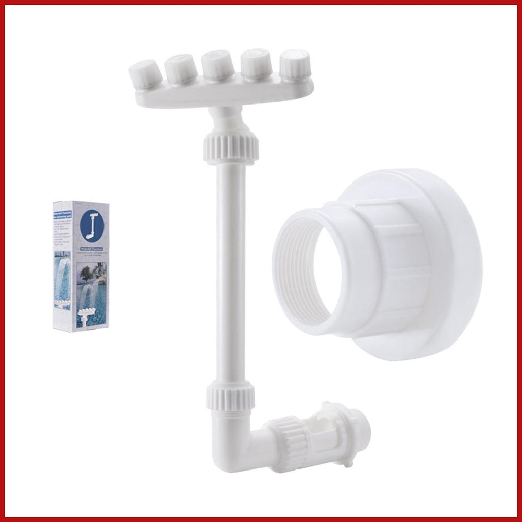 Fonte De Água Para Piscina , 5 Cabeças , Divertida , Ajustável , Fácil De Instalar , Cascata , Acessórios Jardim Ao Ar L