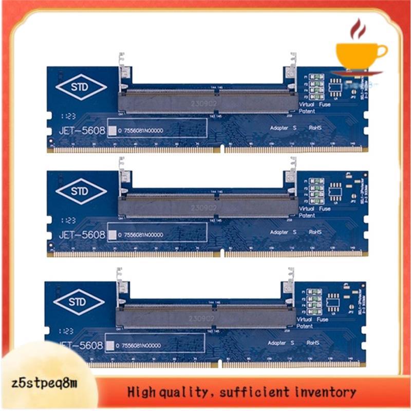 Adaptador De Memória RAM DDR4 , 3 Peças , Laptop Para Desktop , SO-DIMM PC , Cartão , Teste De Testador De Slot De Expan