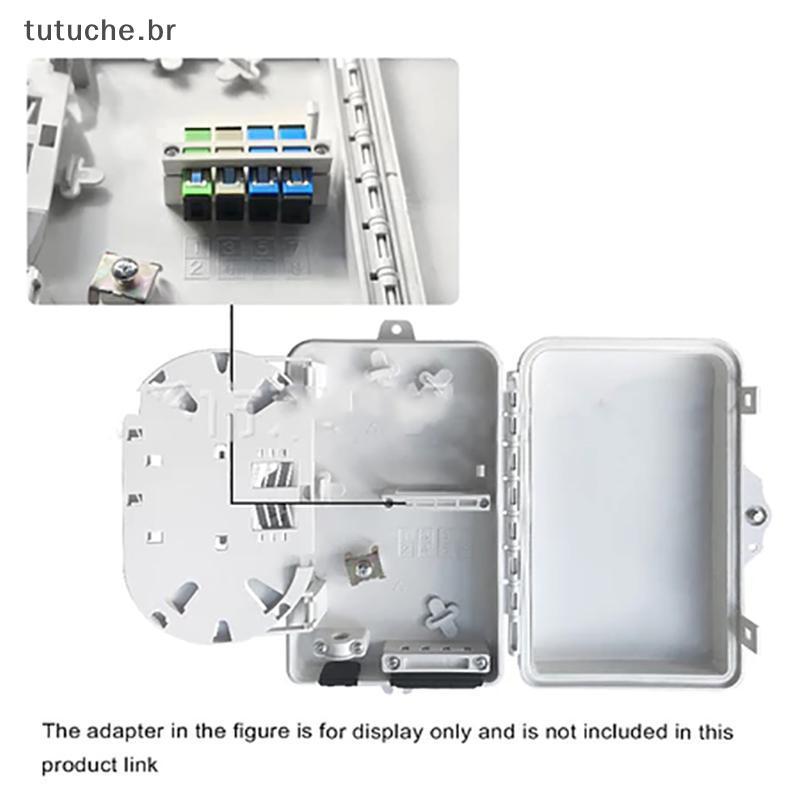 TU 4 Core FTTH Caixa Terminal De Fibra Óptica Unidade De Distribuição Compacta Para Edifício De Apartamentos Acesso De D