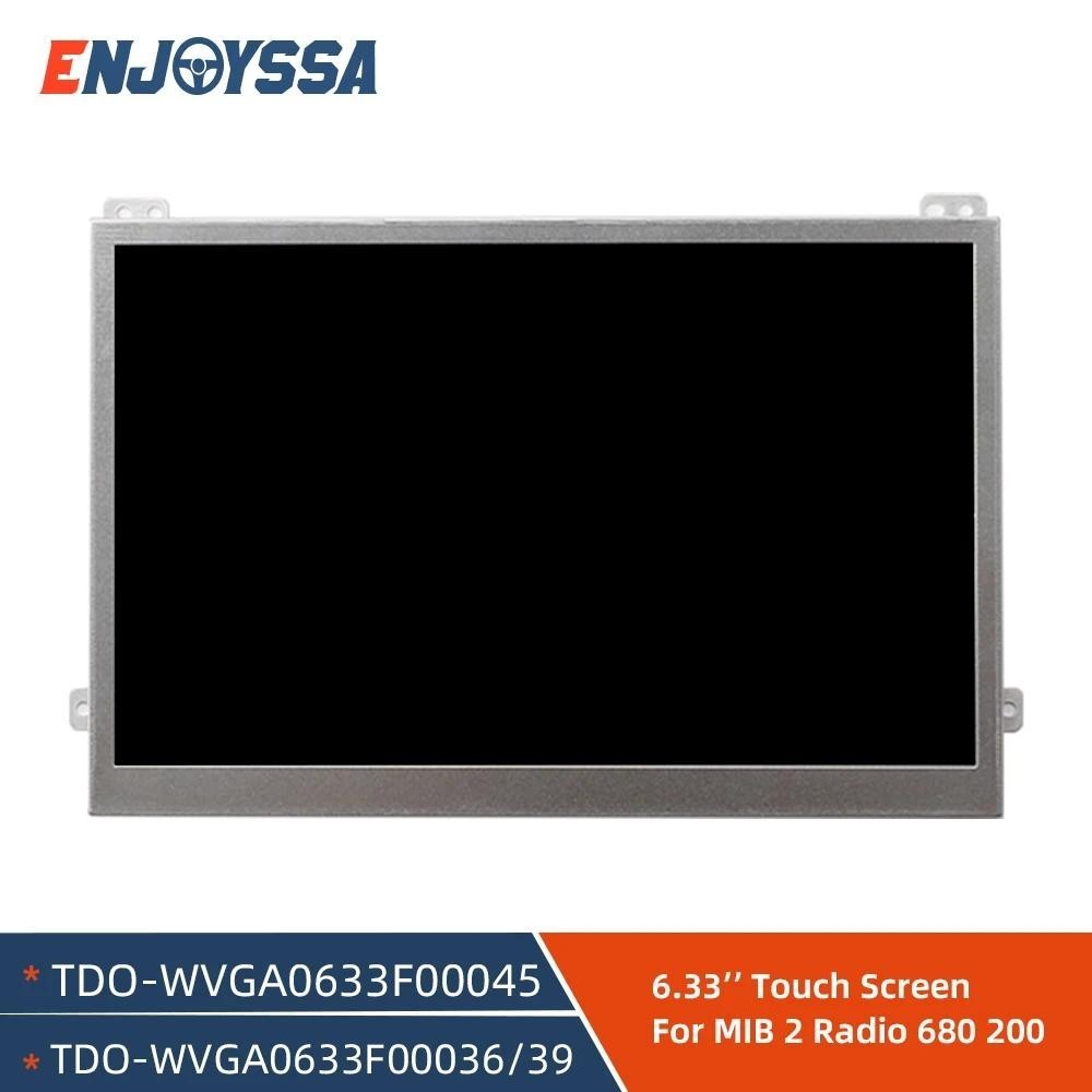 Tela LCD Para Carro TDO-WVGA0633F00039 0633F40686 , Volkswagen MIB STD2 200 680 , Peças De Montagem De Rádio NAV