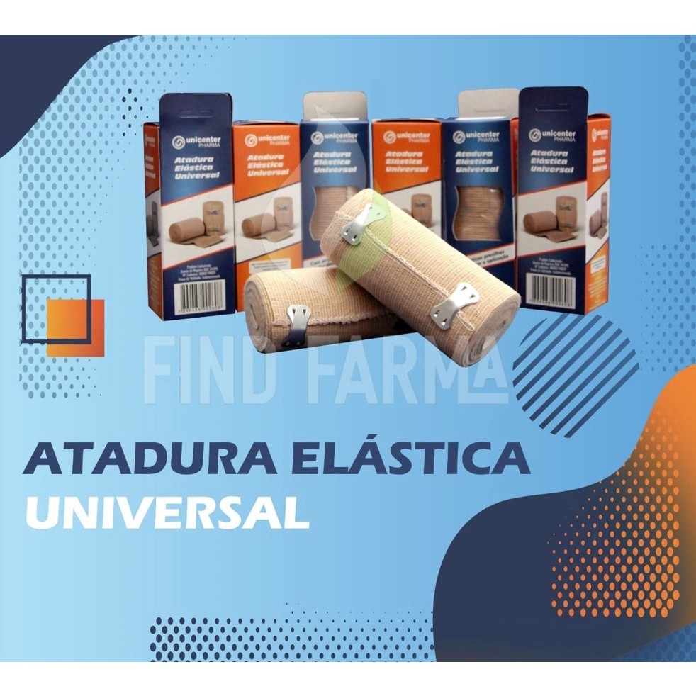 Faixa Atadura Elástica Compressão 10cm X 1,30m Bege — imagem 2 de 2