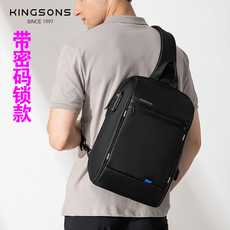 Masculino adequado para Apple Macbook Pro14 Air44cm bolsa de peito para Laptop Cross-body Carry Huawei D