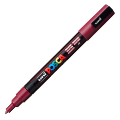 Caneta Posca PC-3M Vinho Uni-Ball