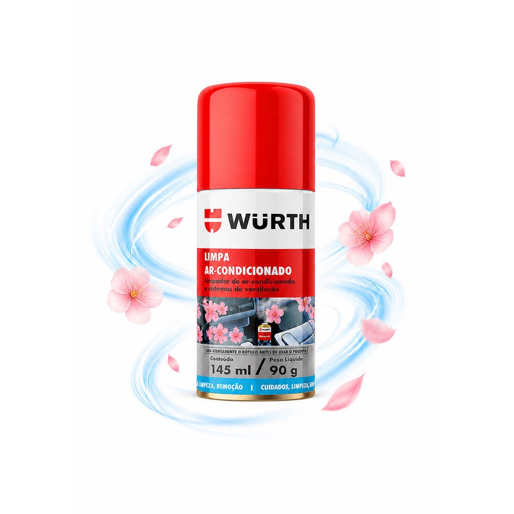 Limpa Ar Condicionado 145ml - Wurth