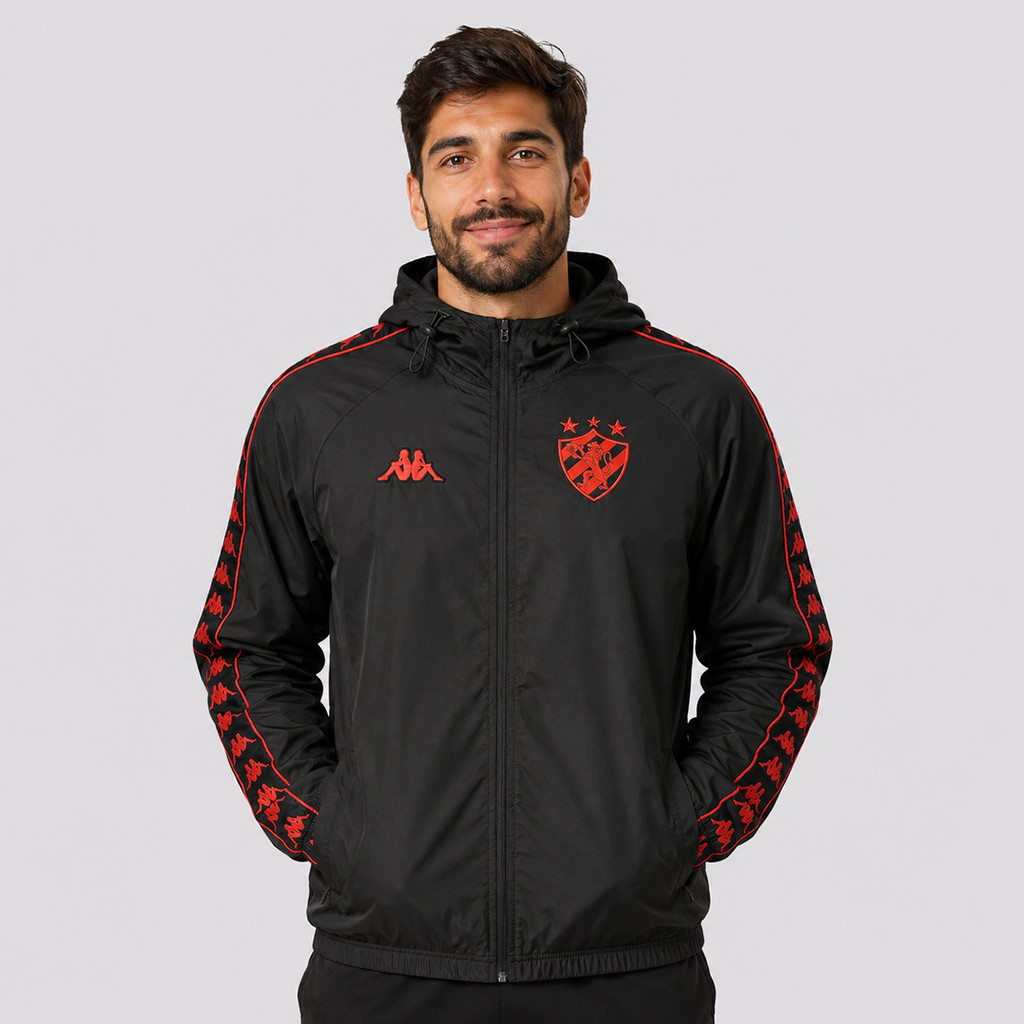 Jaqueta Kappa Sport Recife Banda Corta Vento 2026