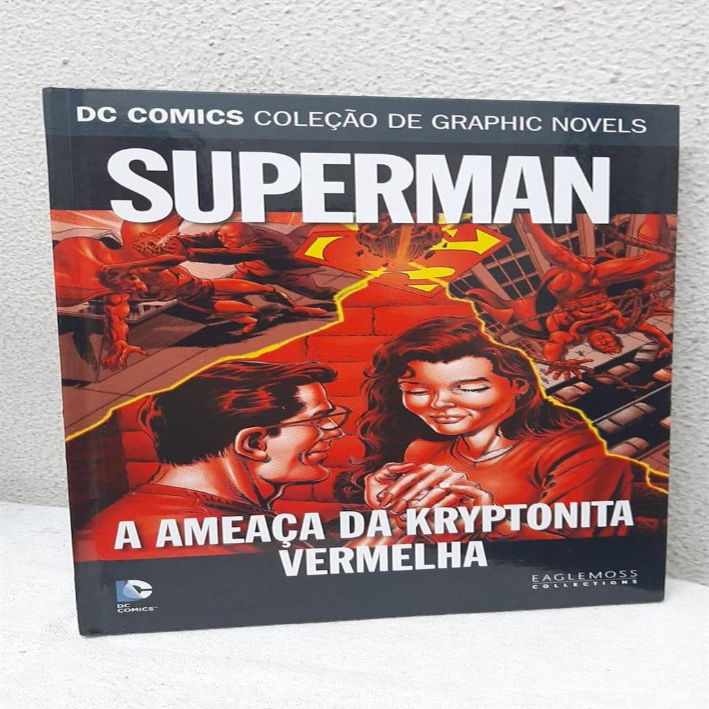 superman - a ameaça da kryptonita vermelha - dc comics coleção de graphic novels 79 autor roger sterm