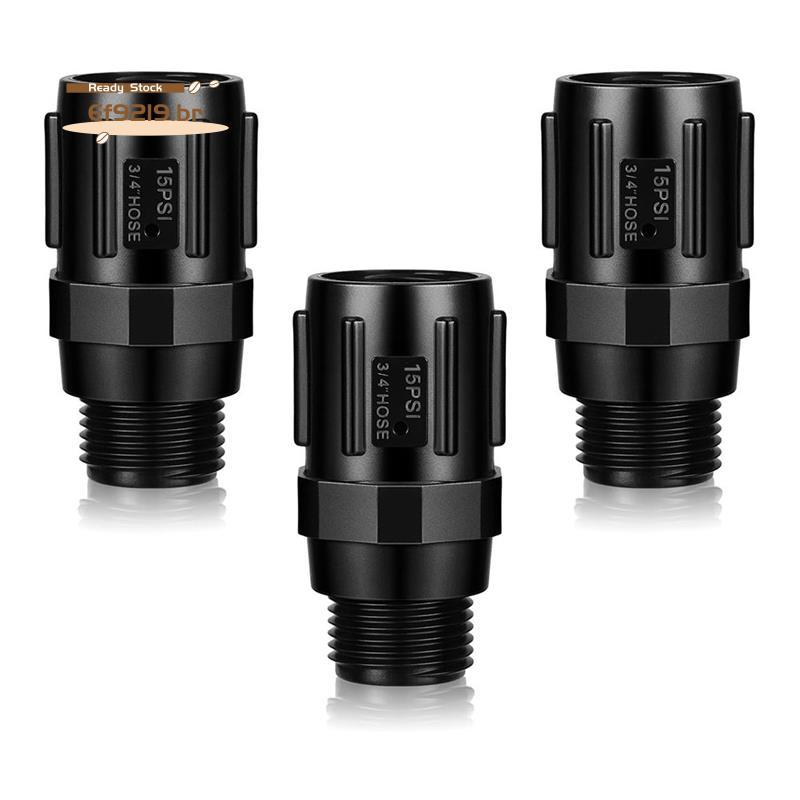 [Oferta Especial E] Regulador De Pressão De Irrigação Por Gotejamento De 3 Unidades-Rosca De Mangueira Fêmea/4 " X Macho