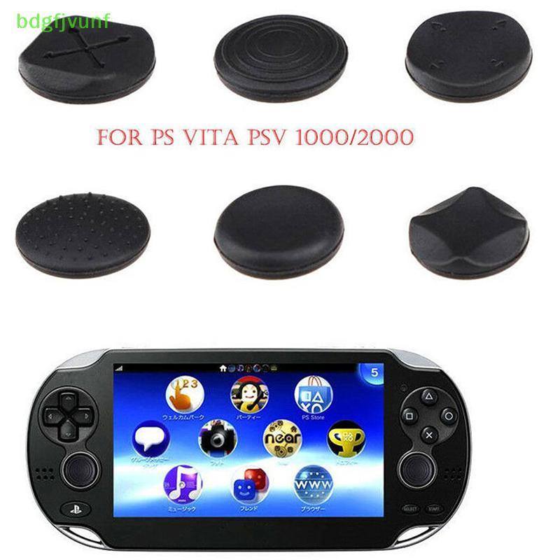 BDGF 6 Pçs Silicone Analógico Controlador Polegar Sti Polegarsti Boné Capa Protetora Para Sony PlayStation Psvita PS Vit