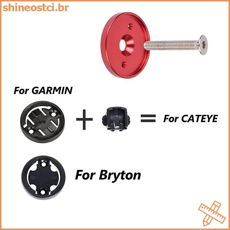 SHINE Bicicletaputer Titular Bicicleta Cronômetro GPS Montagem Haste Superior Capputer Do Telefone Para Garmin Bryton Ca
