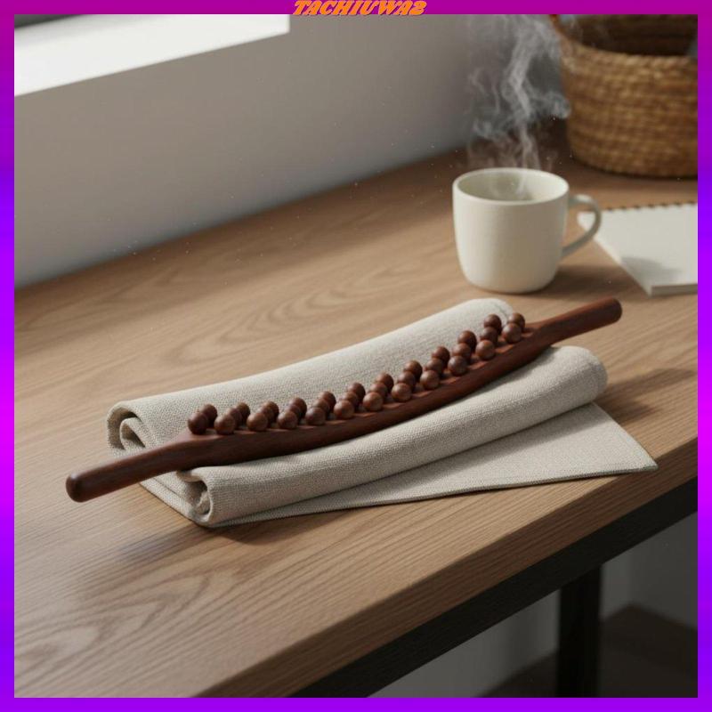 [Tachiuwa2] Rolo De Massagem Massageador Manual De Tecido Profundo Raspagem De Madeira Varanda Ferramenta De Bem-Estar P