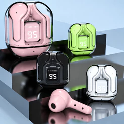 Fone de ouvido sem fio Bluetooth 5.3 Wireless Earbuds com redução de ruído LED Display e HiFi stereo