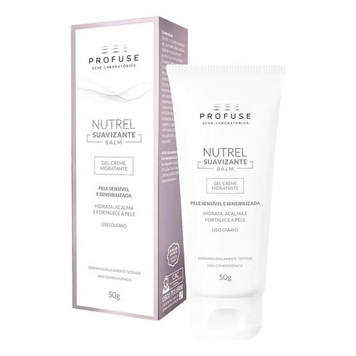 Gel Creme Hidratante Profuse Nutrel Suavizante Balm 50g Todo Tipo De Pele Dia/noite
