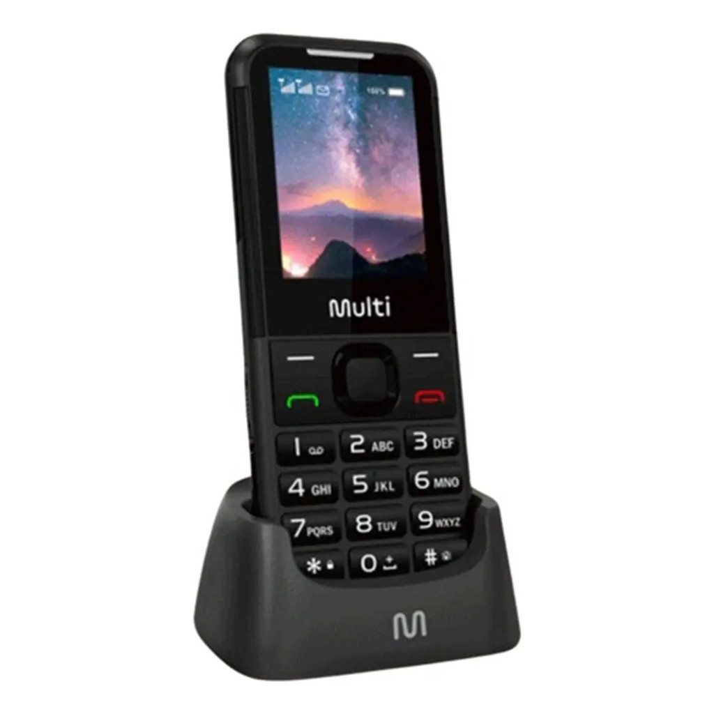 Celular Multilaser Vita 4G Com Base Carregadora Botão SOS P9225