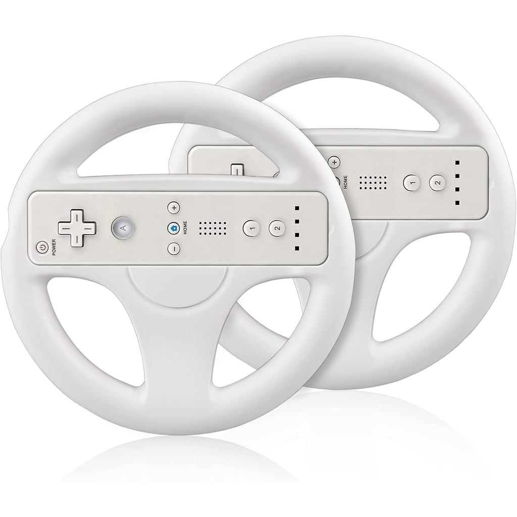Volante Xahpower para Nintendo Wii e Controle Remoto Wii U, Pacote com 2 Volantes de Corrida, Acessórios para Jogos de M
