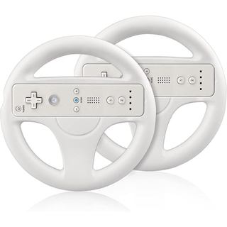 Volante Xahpower para Nintendo Wii e Controle Remoto Wii U, Pacote com 2 Volantes de Corrida, Acessórios para Jogos de M