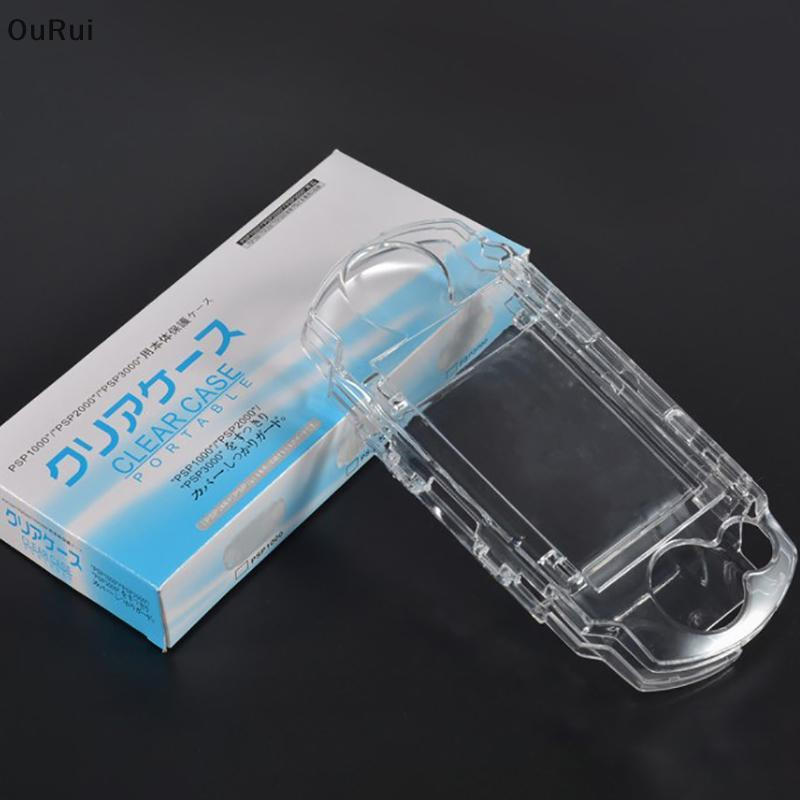 [B & C] Capa Protetora Transparente para PSP 1000, Capa Rígida para Transporte, Capa Protetora de Console de Jogo com En