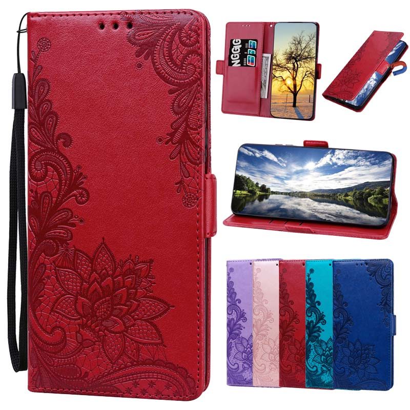 Invólucro Em Relevo De Renda Para vivo V70 FE V60 V50 Lite V40 Pro V40 SE Capa Tipo Carteira De Couro Com Suporte Cartão