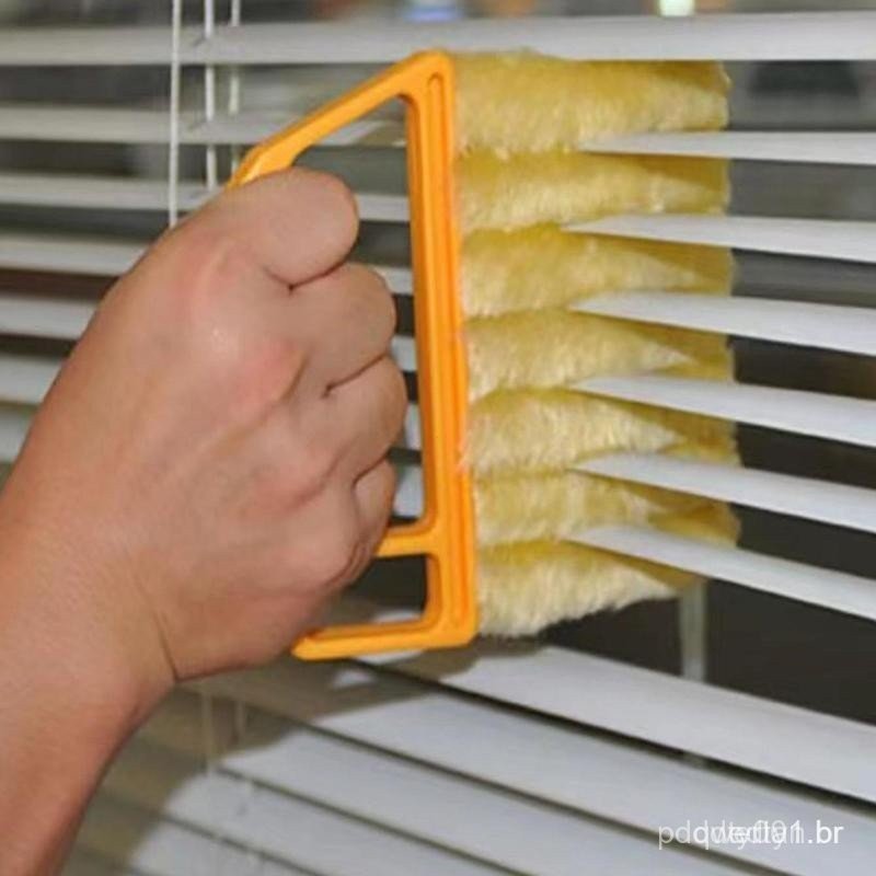 1 escova de limpeza multifuncional lavável, adequada para persianas, limpador de ar condicionado portátil, escova de lim