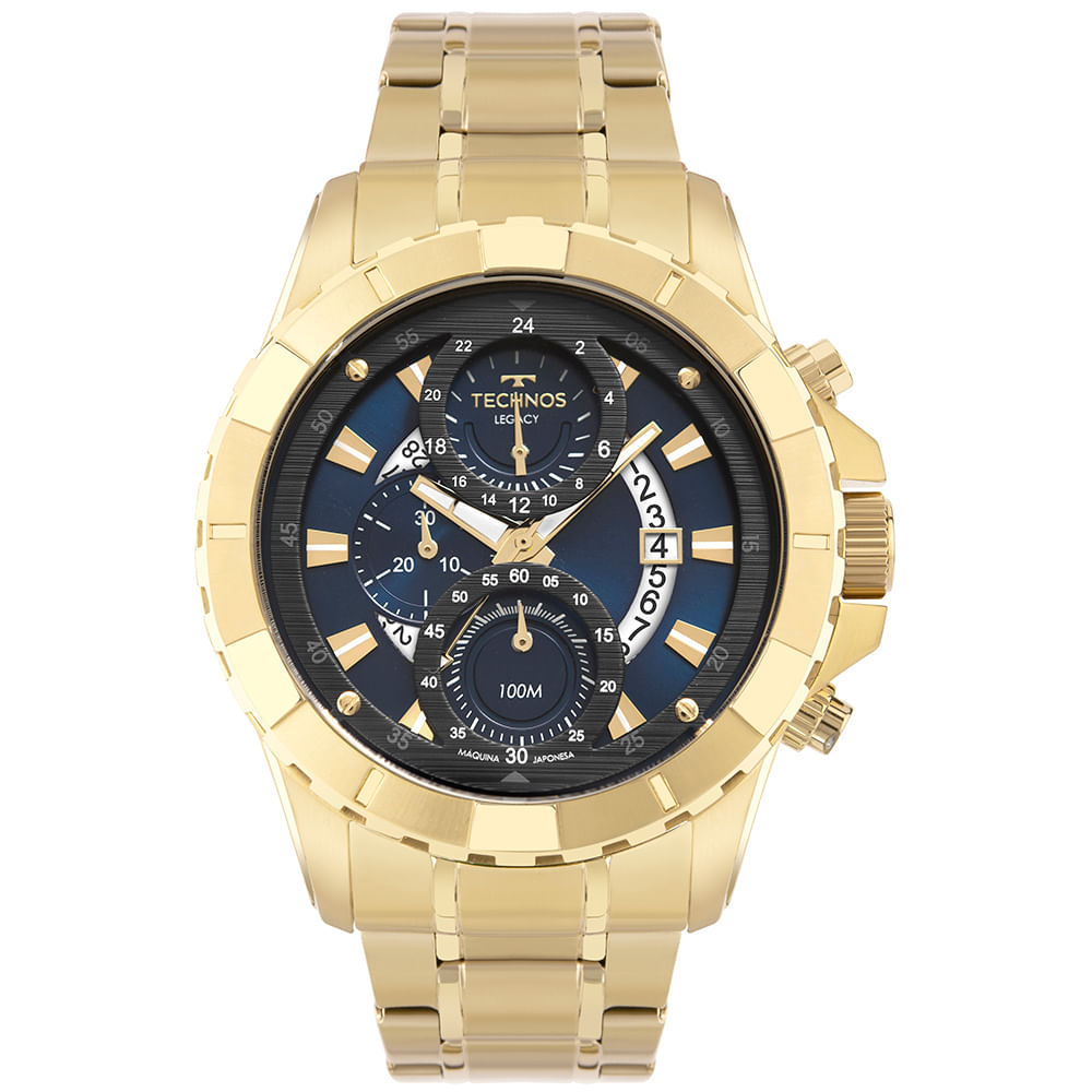 Relógio Technos Masculino Legacy Dourado - JS15EMS/4A