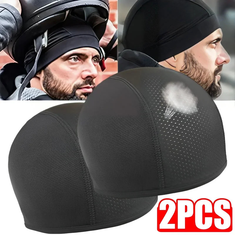 Forro de Capacete para Esportes ao Ar Livre, Secagem Rápida, Proteção Solar, Boné Interno para Ciclismo e Capacete de Se