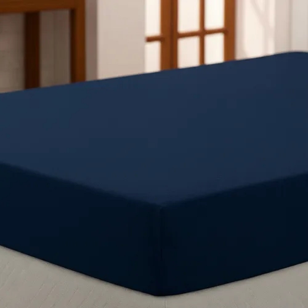 Lençol 400 Fios Micropercal Poliéster Avulso Com Elástico Macio Premium