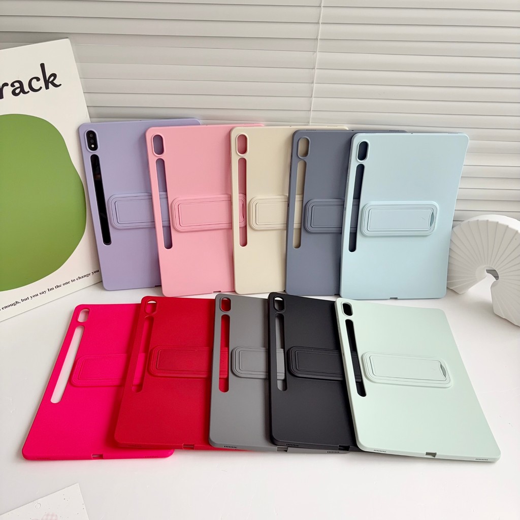 Capa Para Tablet Com Suporte SAMSUNG Galaxy Tab S7 + S8 + Plus S7 FE 12.4 Polegadas SM-X800 X806 T730 T733 T736B T970 T9