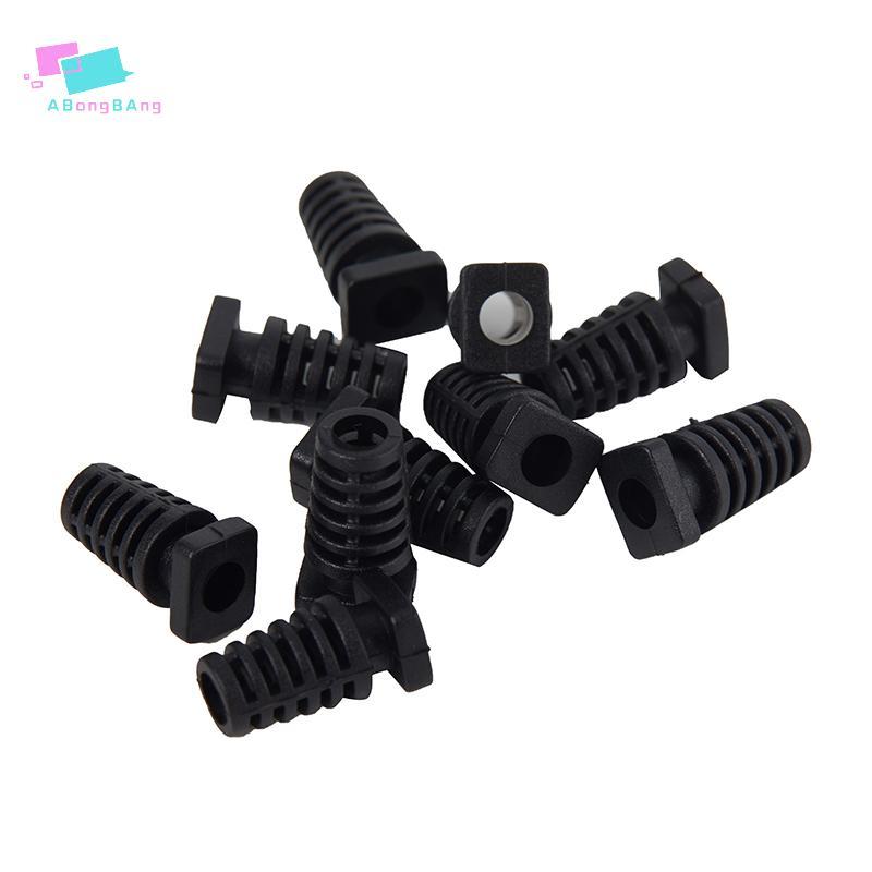 Abongbanghn 10 Peças 4.1mm Conector De Prensa-Cabo De Borracha Protetor De Bota Manga De Fio Para Ferramenta Elétrica Ca