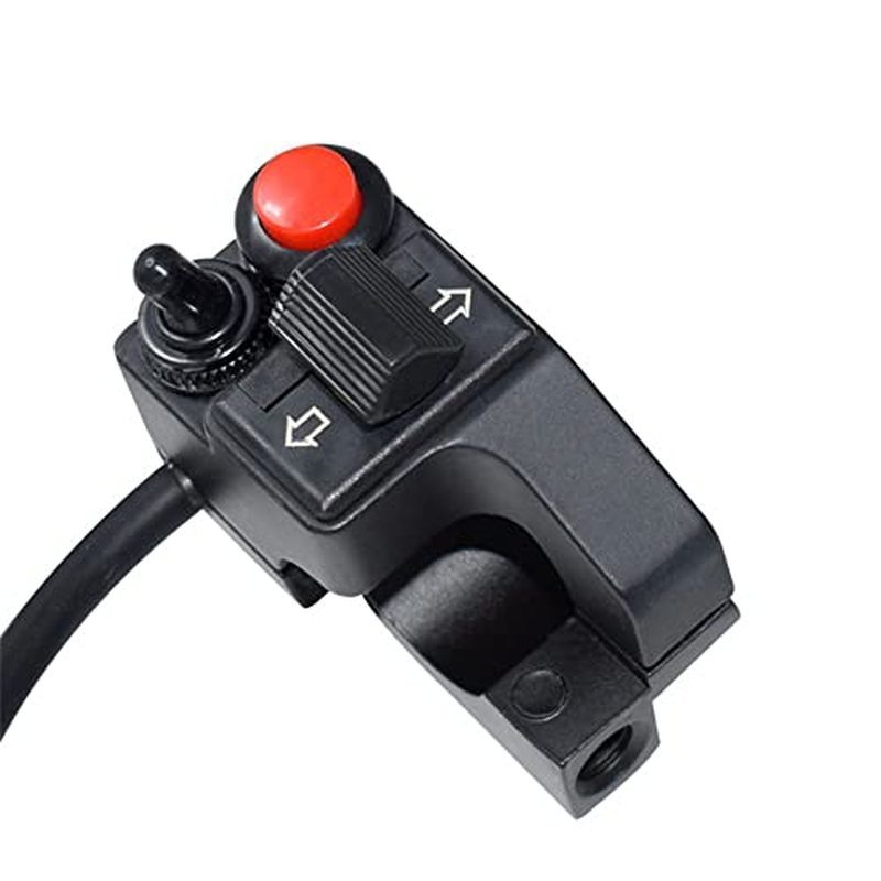 Interruptores De Liga De 7/8 " , Pisca-De Guiador , Interruptor De Buzina De Montagem Espessa , Botão 20AWG , Sinal De M