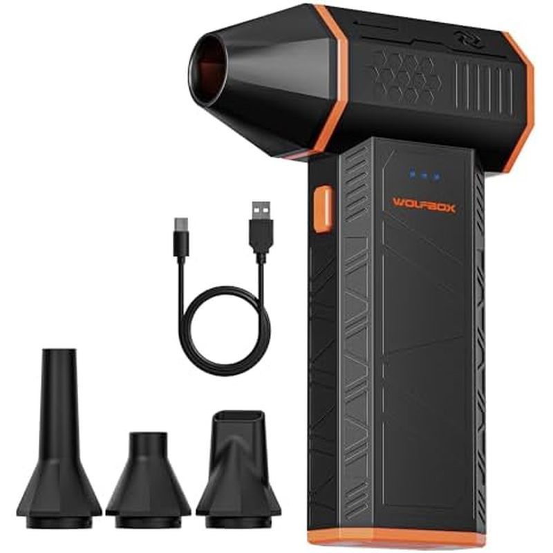 Ventilador Com Carregamento De Poeira , Para Teclado Comprimido Elétrico Air Ou MegaFlow Ajustável De 3 Engrenagens De 5