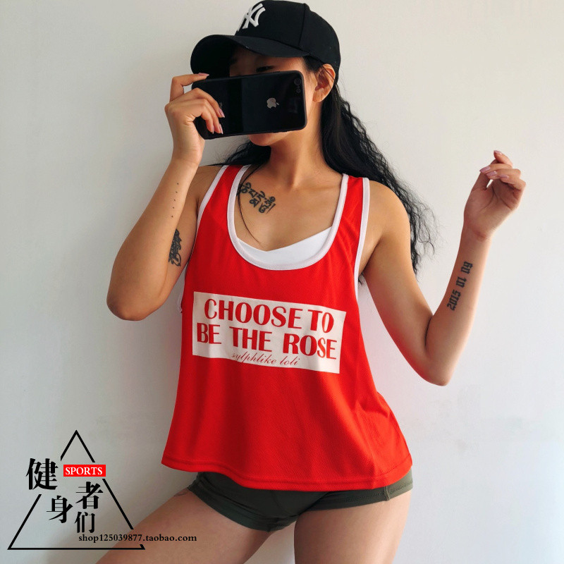 Influenciador deusa mesmo estilo Fitness esportes solto lazer correndo de secagem rápida blusa de treinamento profission