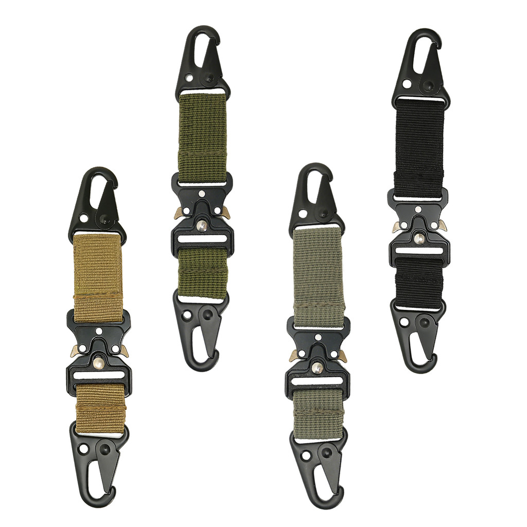 Chaveiro de Hardware equipamento ao ar livre mosquetão presente tático multifuncional fivela de Metal molle fivela de ci