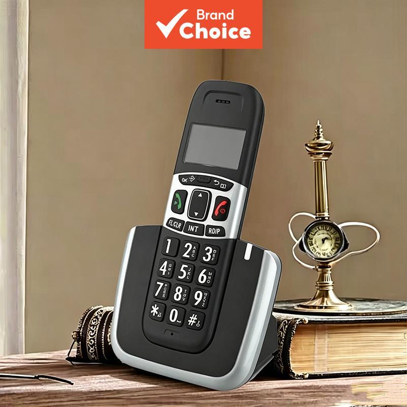 D1004 Telefone sem Fio de Baixa Radiação com Secretária Eletrônica, Identificação de Chamadas e Espera de Chamadas para
