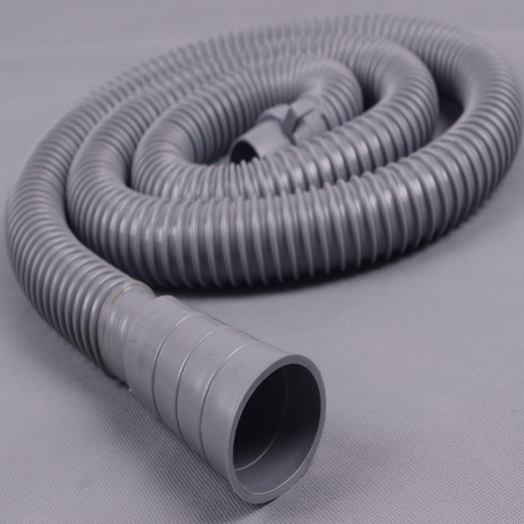Mangueira de drenagem totalmente automática para máquina de lavar roupa, mangueira corrugada de plástico PVC, multi-diâm