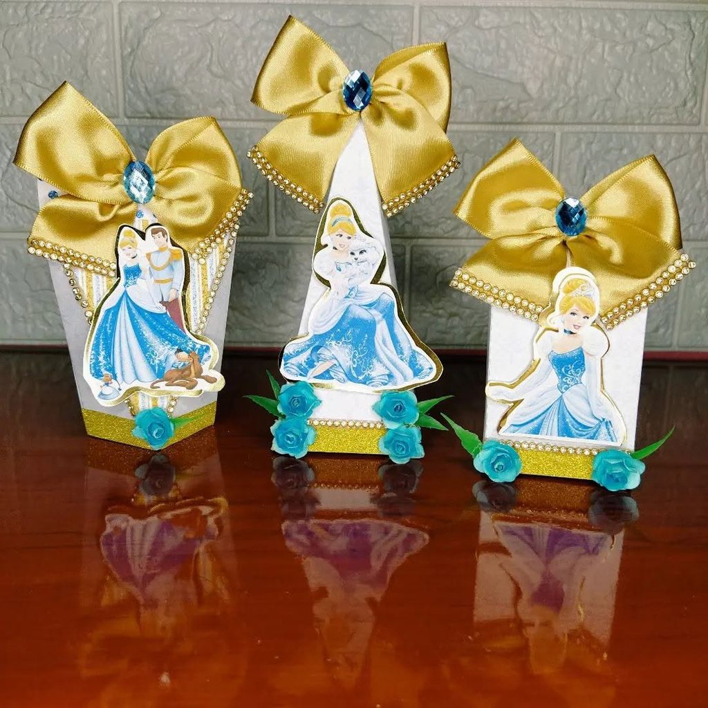 Kit Festa Cinderela Luxo  / Personalizados /Lembrancinha de Festa/caixas personalizadas /Aniversário