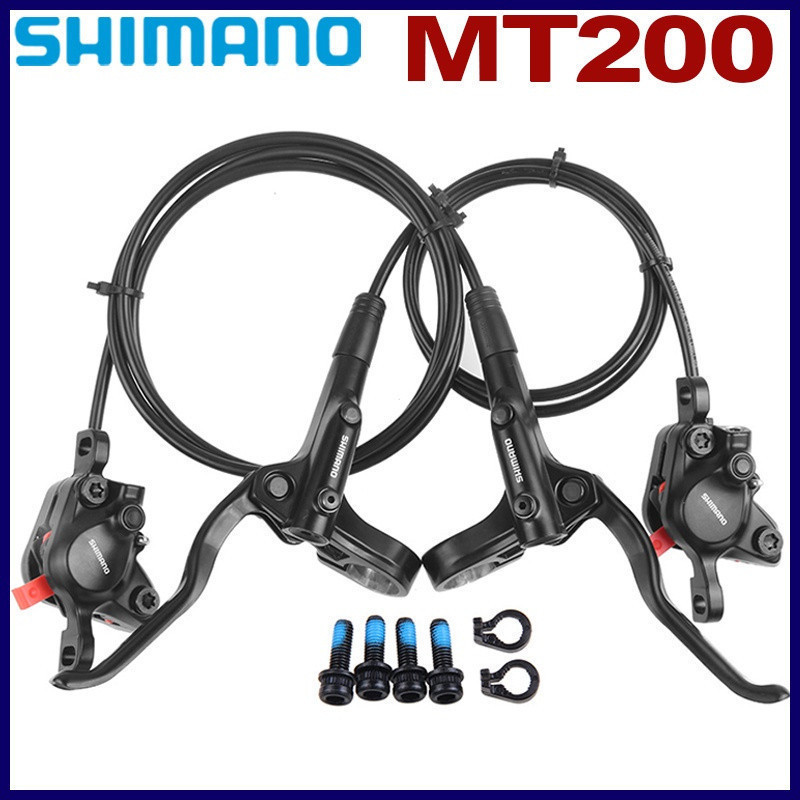 Conjunto de Freios a Disco Shimano BR-MT200 Dianteiro+Traseiro Para Altus/Acera MTB Original Shimano QOGM
