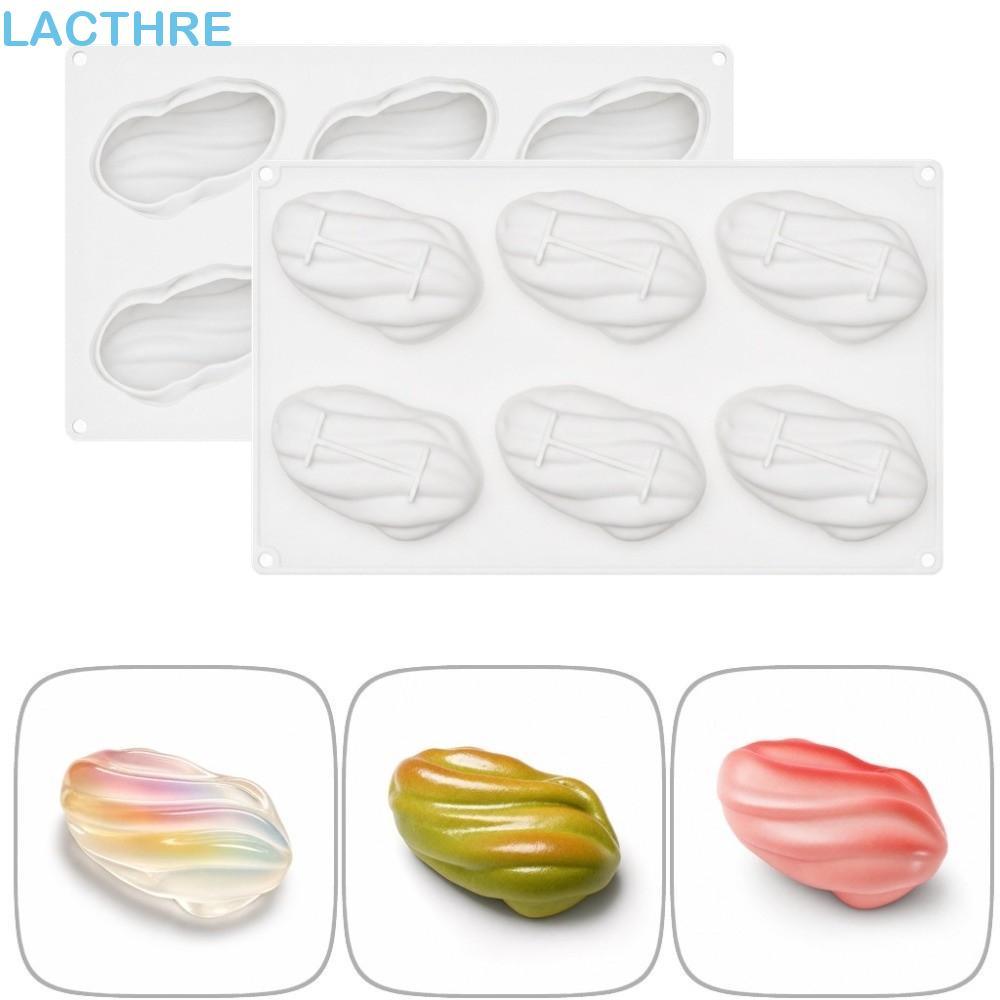 Molde De Bolo De Mousse LACTHRE , Silicone De Cozimento 3D Em Forma De Pistache Sobremesa Francesa Antiaderente De Quali