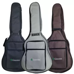 Capa para Violão Folk Mega Luxo Bordada Giannini