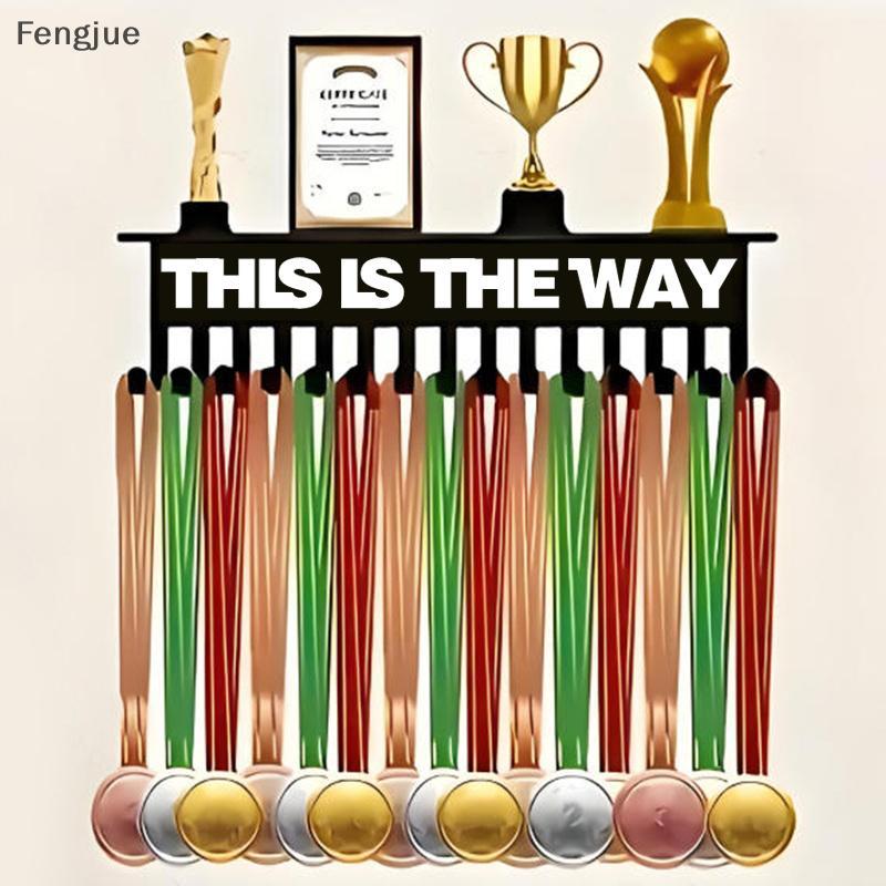 Fengjue Medal Display Ra Com 15 Ganchos Suporte De Troféu Montado Na Parede De Chave Adequados Para Medalhas , Fitas E D
