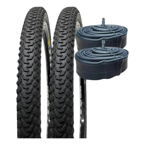 Pneu Aro 26 X 2.00 Sri-112 Thunder Paco 2 Pneus 2 Câmaras 2 Pneus 2 Câmaras